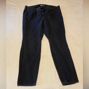 Old Navy 22 Plus Size Rockstar Super Skinny Black Jeans